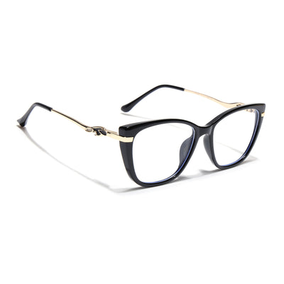 Voyage Glam Black Cateye Eyeglasses for Women (26104FMG9164)