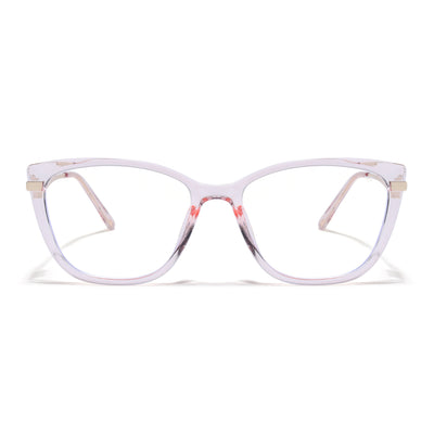 Voyage Glam Pink Cateye Eyeglasses for Women (26104FMG9166)