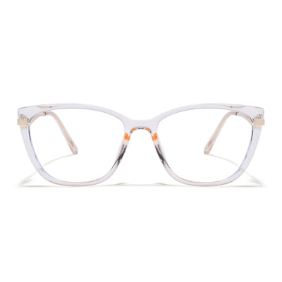 Voyage Glam Yellow Cateye Eyeglasses for Women (26104FMG9167)