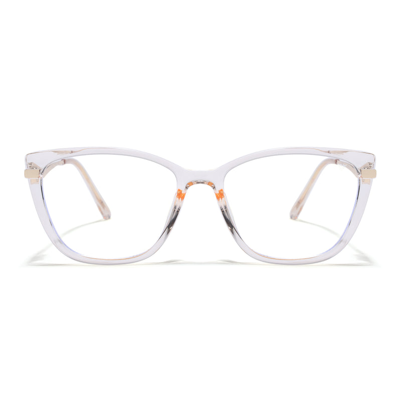 Voyage Glam Yellow Cateye Eyeglasses for Women (26104FMG9167)