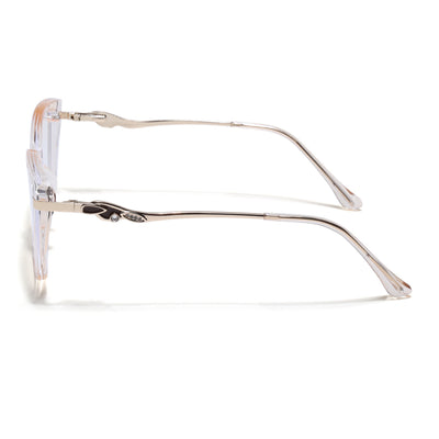 Voyage Glam Yellow Cateye Eyeglasses for Women (26104FMG9167)