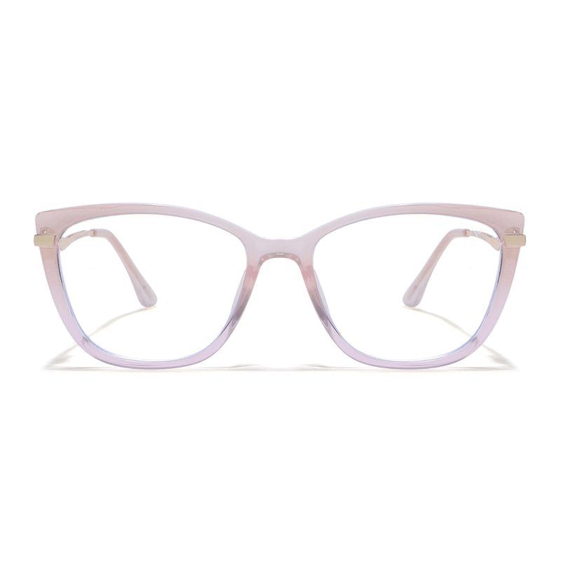 Voyage Glam Light Pink Cateye Eyeglasses for Women (26104FMG9168)