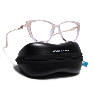 Voyage Glam Light Pink Cateye Eyeglasses for Women (26104FMG9168)