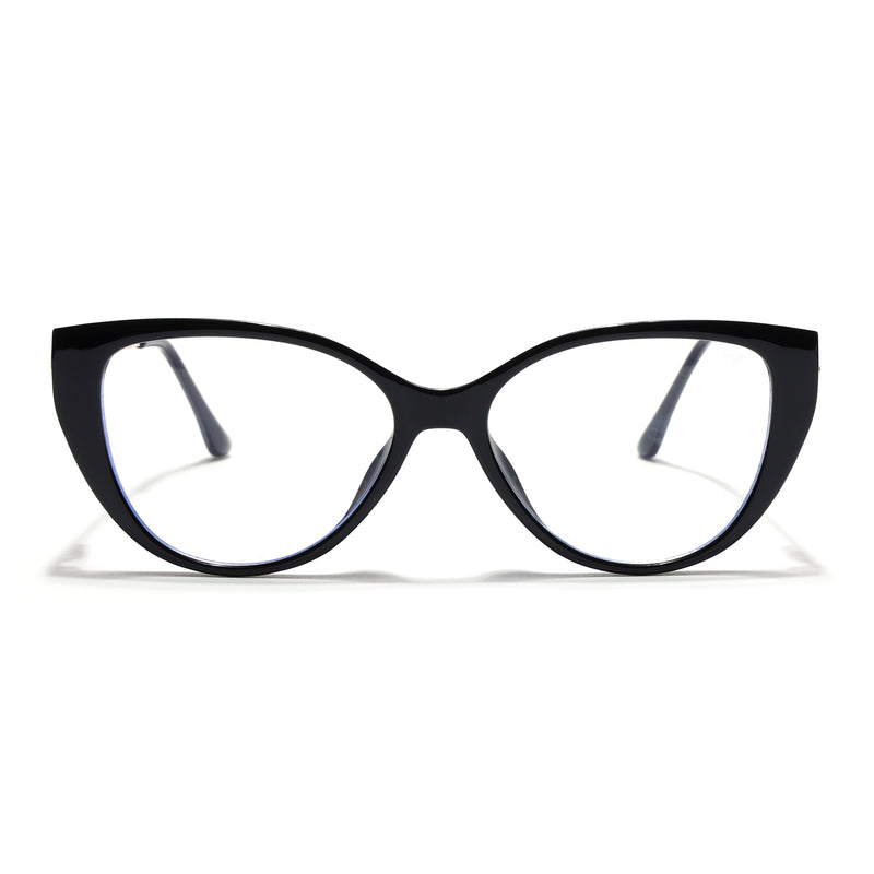 Voyage Black Cateye Eyeglasses for Women (26105FMG9180)