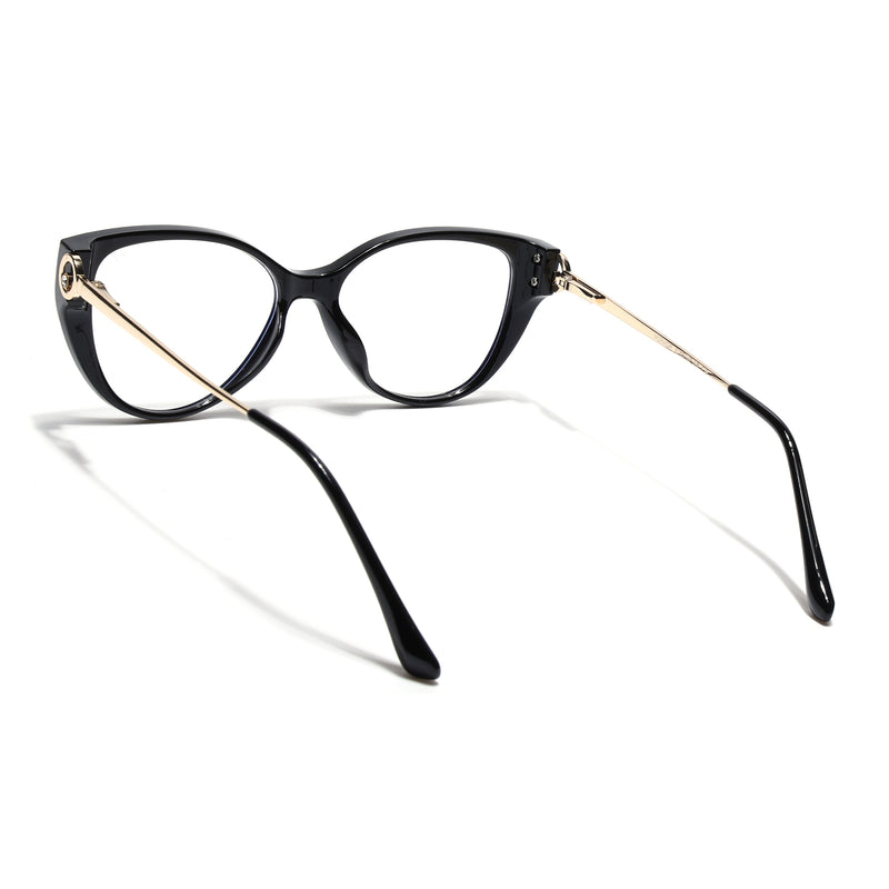 Voyage Black Cateye Eyeglasses for Women (26105FMG9180)