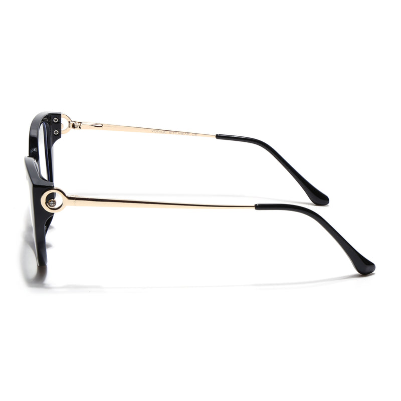 Voyage Black Cateye Eyeglasses for Women (26105FMG9180)