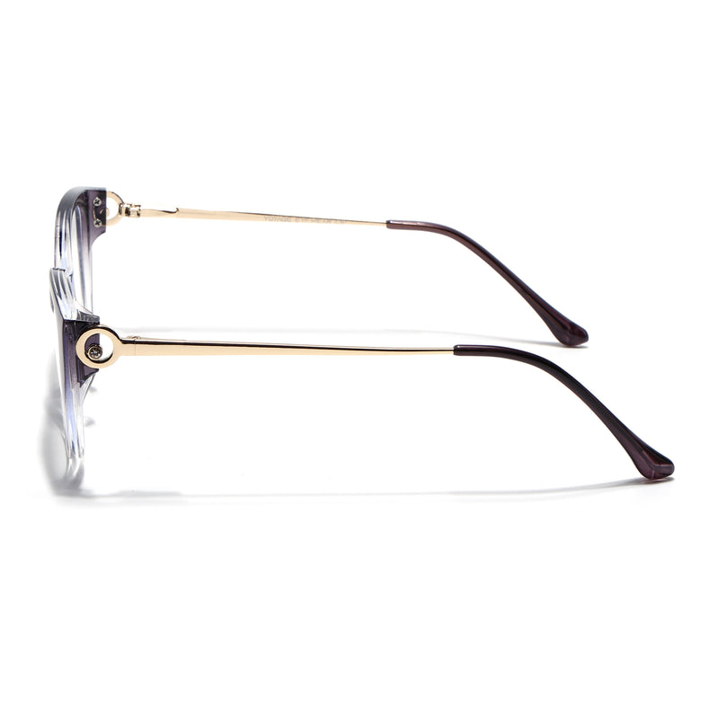 Voyage Purple & Clear Cateye Eyeglasses for Women (26105FMG9181)