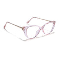 Voyage Pink Cateye Eyeglasses for Women (26105FMG9182)
