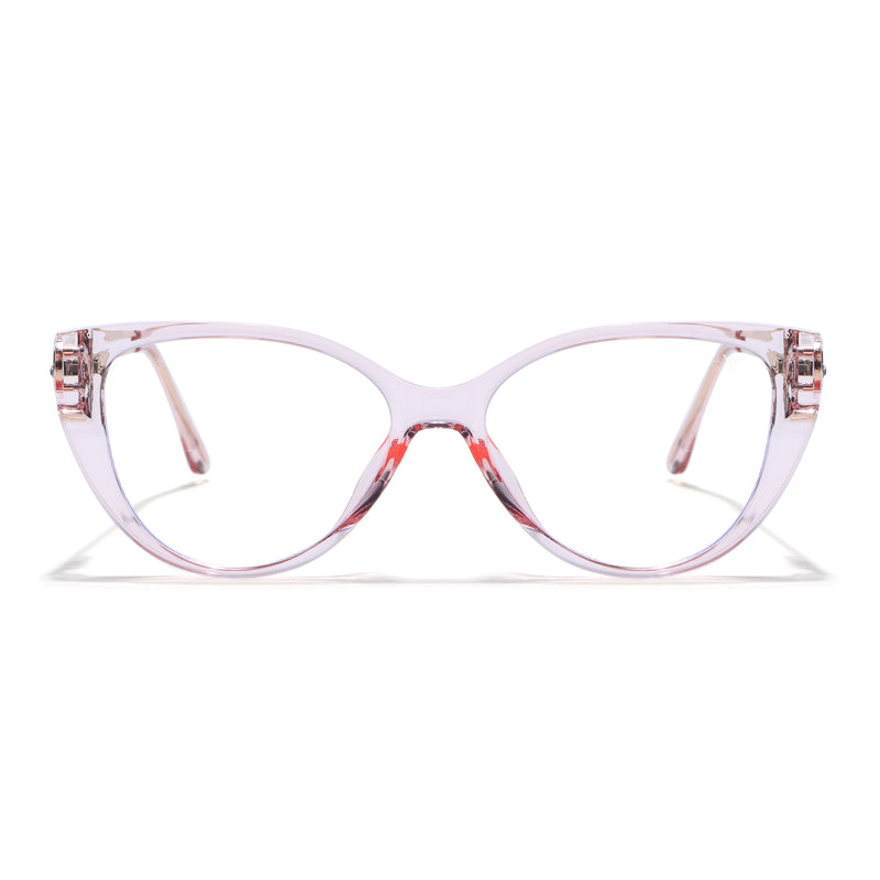 Voyage Pink Cateye Eyeglasses for Women (26105FMG9182)