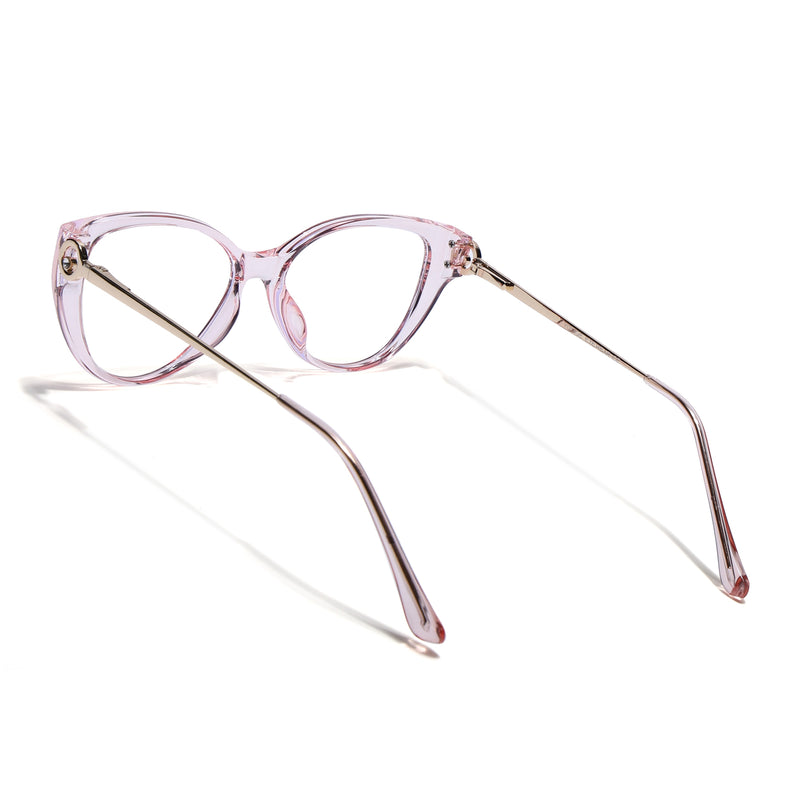 Voyage Pink Cateye Eyeglasses for Women (26105FMG9182)
