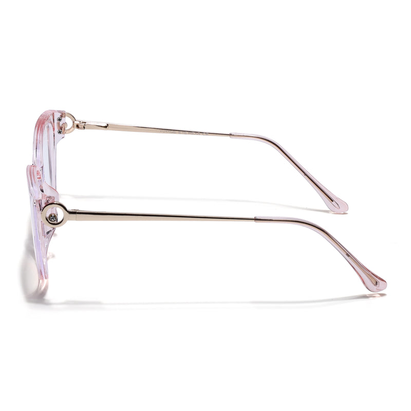 Voyage Pink Cateye Eyeglasses for Women (26105FMG9182)