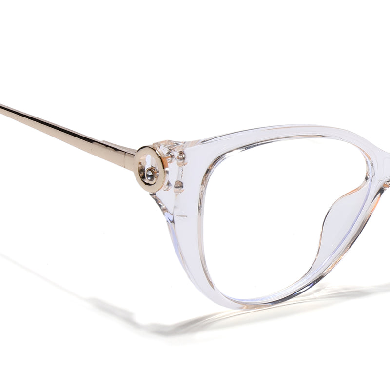 Voyage Yellow Cateye Eyeglasses for Women (26105FMG9183)