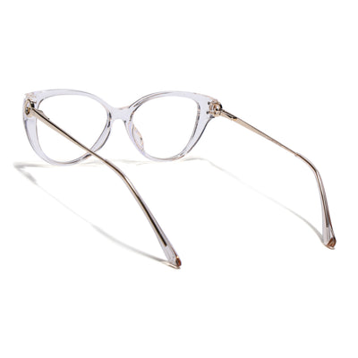 Voyage Glam Yellow Cateye Eyeglasses for Women (26105FMG9183)
