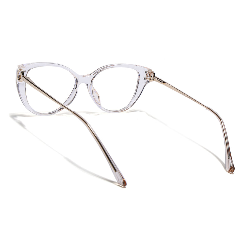 Voyage Yellow Cateye Eyeglasses for Women (26105FMG9183)