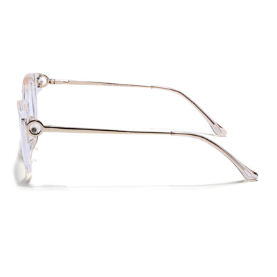 Voyage Glam Yellow Cateye Eyeglasses for Women (26105FMG9183)