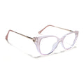Voyage Light Pink Cateye Eyeglasses for Women (26105FMG9184)