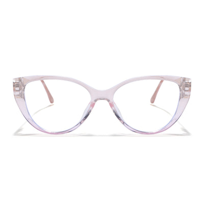 Voyage Light Pink Cateye Eyeglasses for Women (26105FMG9184)