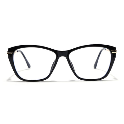 Voyage Glam Black Cateye Eyeglasses for Women (26106FMG9175)