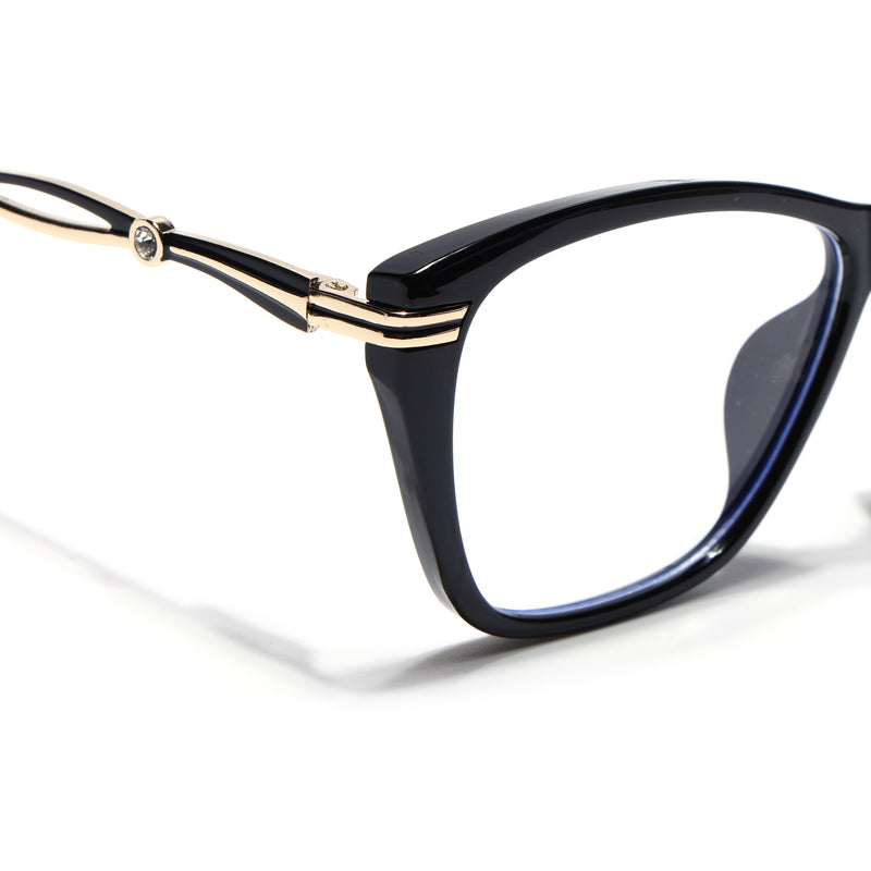 Voyage Black Cateye Eyeglasses for Women (26106FMG9175)