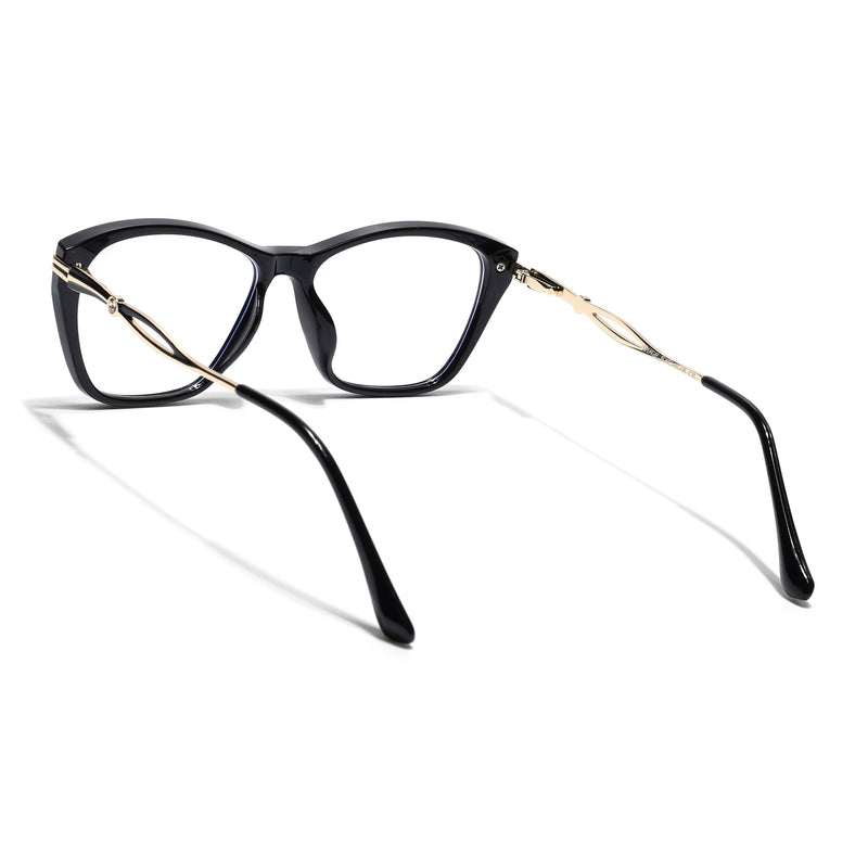 Voyage Black Cateye Eyeglasses for Women (26106FMG9175)