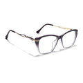 Voyage Purple & Clear Cateye Eyeglasses for Women (26106FMG9176)