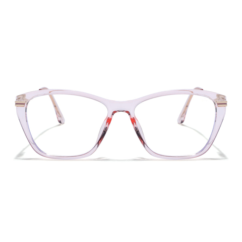 Voyage Pink Cateye Eyeglasses for Women (26106FMG9177)