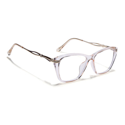 Voyage Glam Yellow Cateye Eyeglasses for Women (26106FMG9178)
