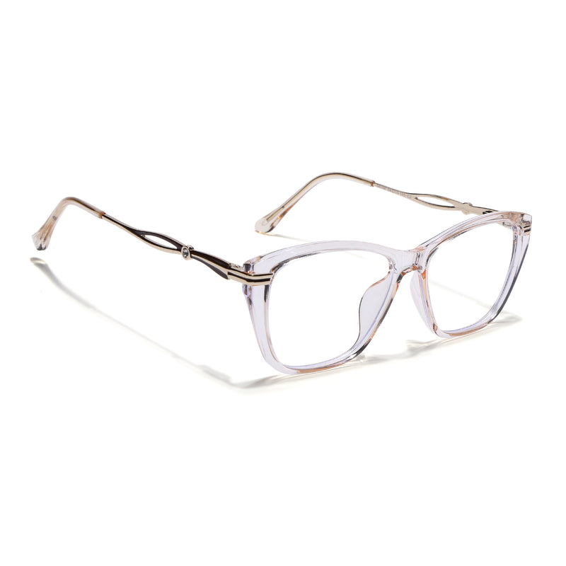 Voyage Yellow Cateye Eyeglasses for Women (26106FMG9178)