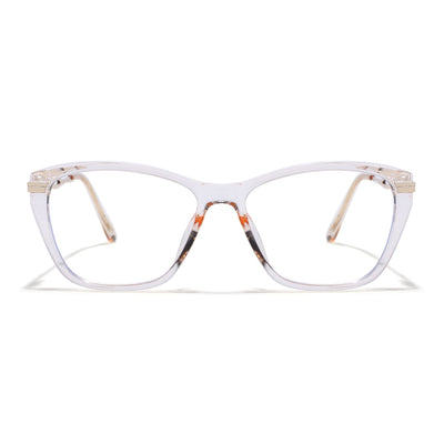 Voyage Glam Yellow Cateye Eyeglasses for Women (26106FMG9178)
