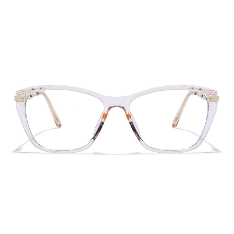 Voyage Yellow Cateye Eyeglasses for Women (26106FMG9178)