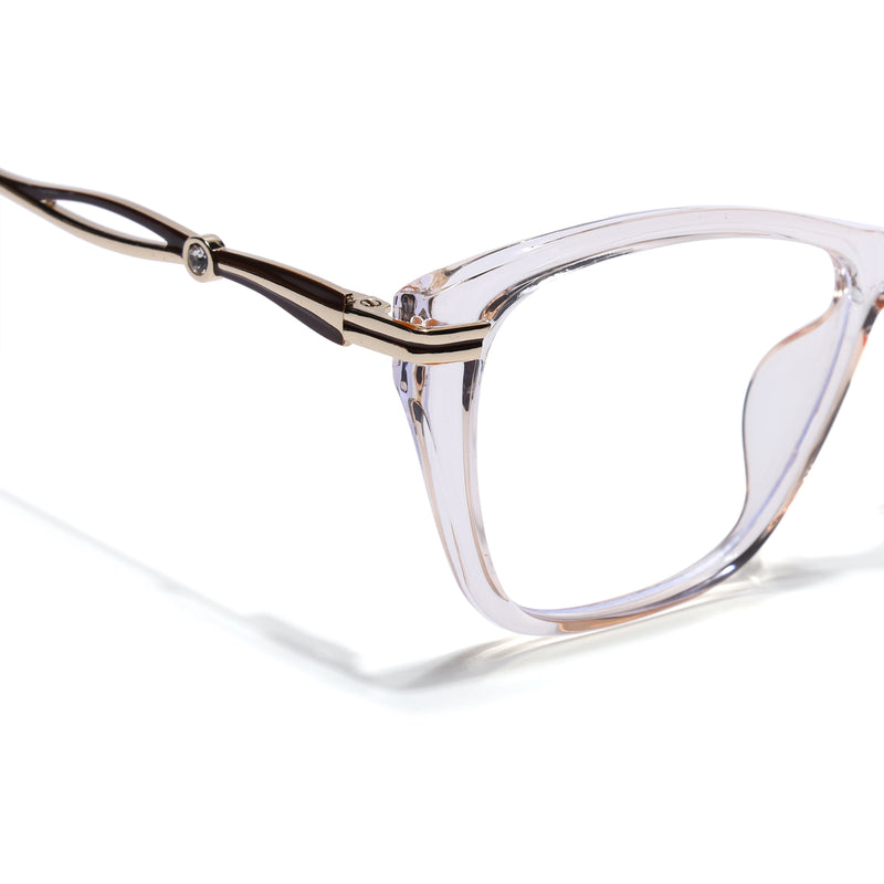 Voyage Yellow Cateye Eyeglasses for Women (26106FMG9178)