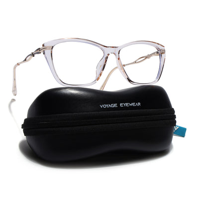 Voyage Glam Yellow Cateye Eyeglasses for Women (26106FMG9178)