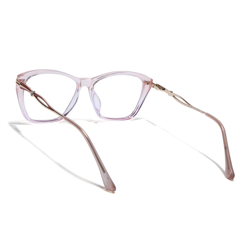 Voyage Light Pink Cateye Eyeglasses for Women (26106FMG9179)