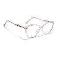 Voyage Glam Light Pink Cateye Eyeglasses for Women (26107FMG9153)