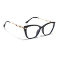 Voyage Glam Black Cateye Eyeglasses for Women (26109FMG9169)