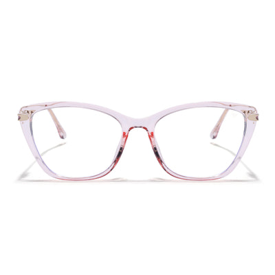 Voyage Glam Pink Cateye Eyeglasses for Women (26109FMG9172)