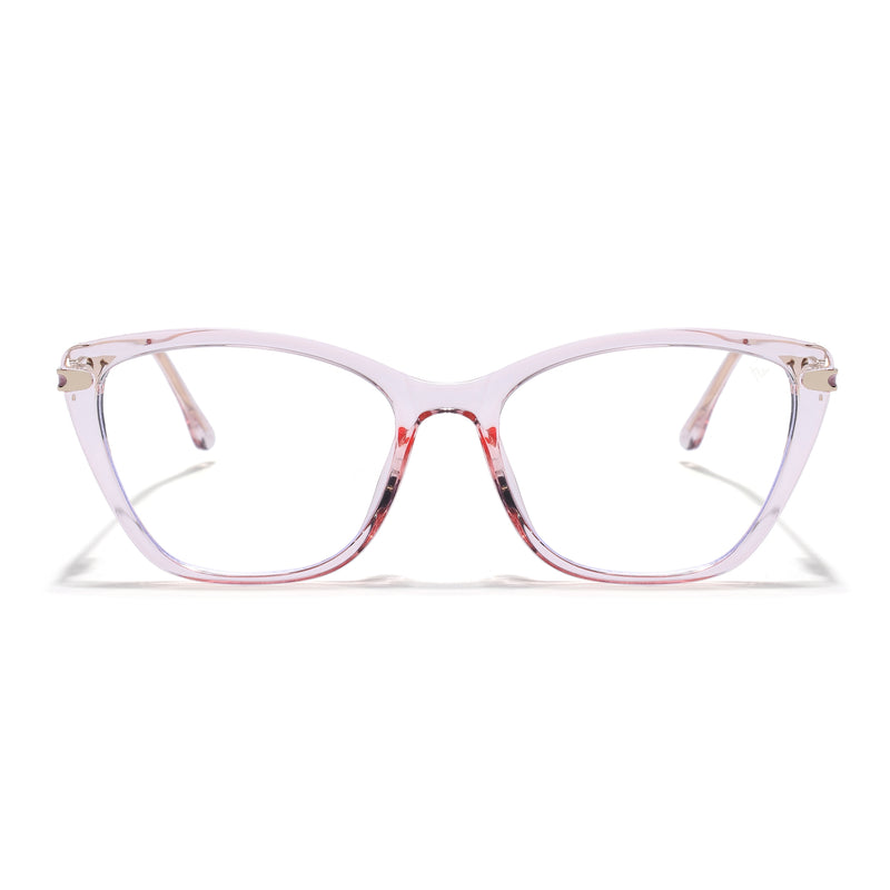 Voyage Pink Cateye Eyeglasses for Women (26109FMG9172)