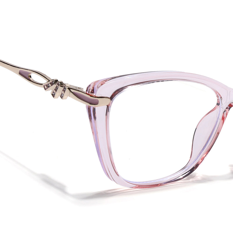 Voyage Pink Cateye Eyeglasses for Women (26109FMG9172)