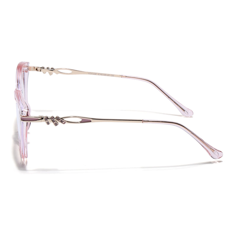 Voyage Pink Cateye Eyeglasses for Women (26109FMG9172)
