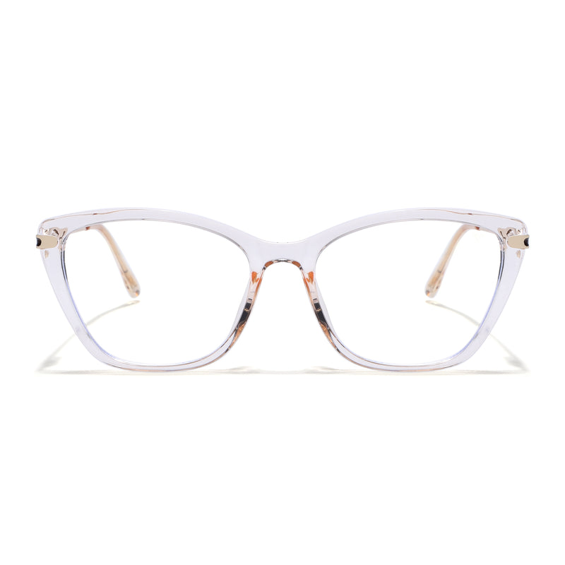 Voyage Yellow Cateye Eyeglasses for Women (26109FMG9173)