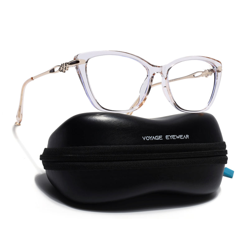 Voyage Yellow Cateye Eyeglasses for Women (26109FMG9173)