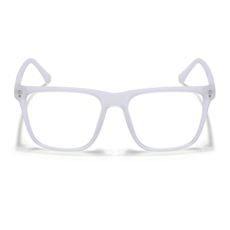 Eyejack NEO Transparent Wayfarer Eyeglasses for Men & Women (28023CL1169-C7)