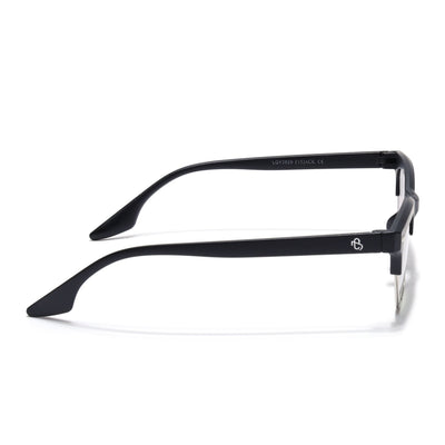 Eyejack Matt Black Half Rim Sunglasses for Women (2829CL1209)