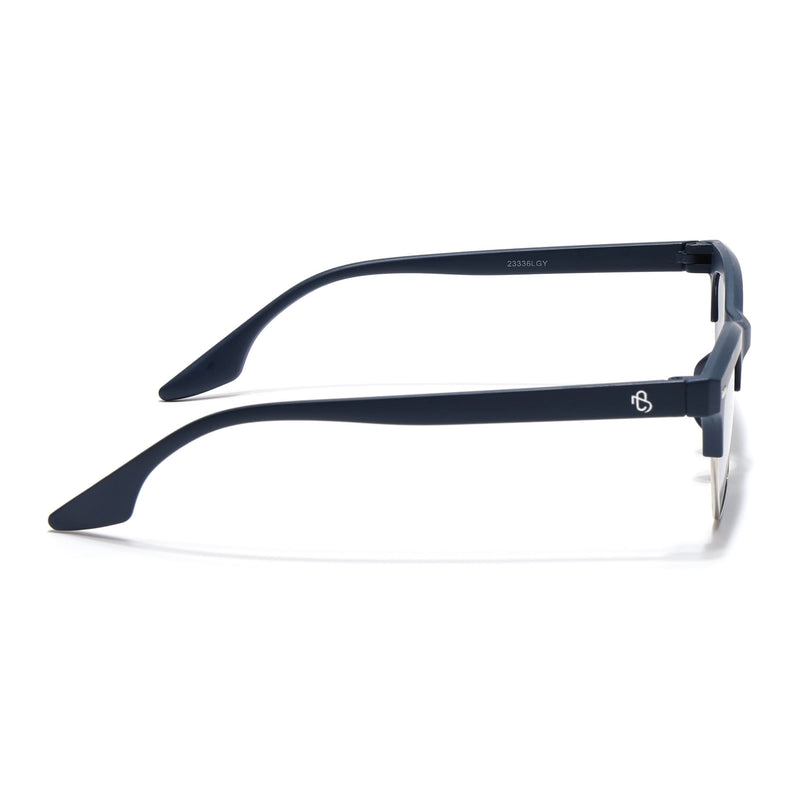 Eyejack Blue Half Rim Sunglasses for Women (2829CL1212)