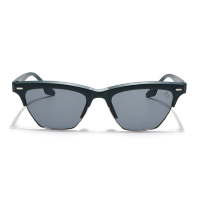 Eyejack Sea Green Half Rim Sunglasses for Women (2829CL1213)