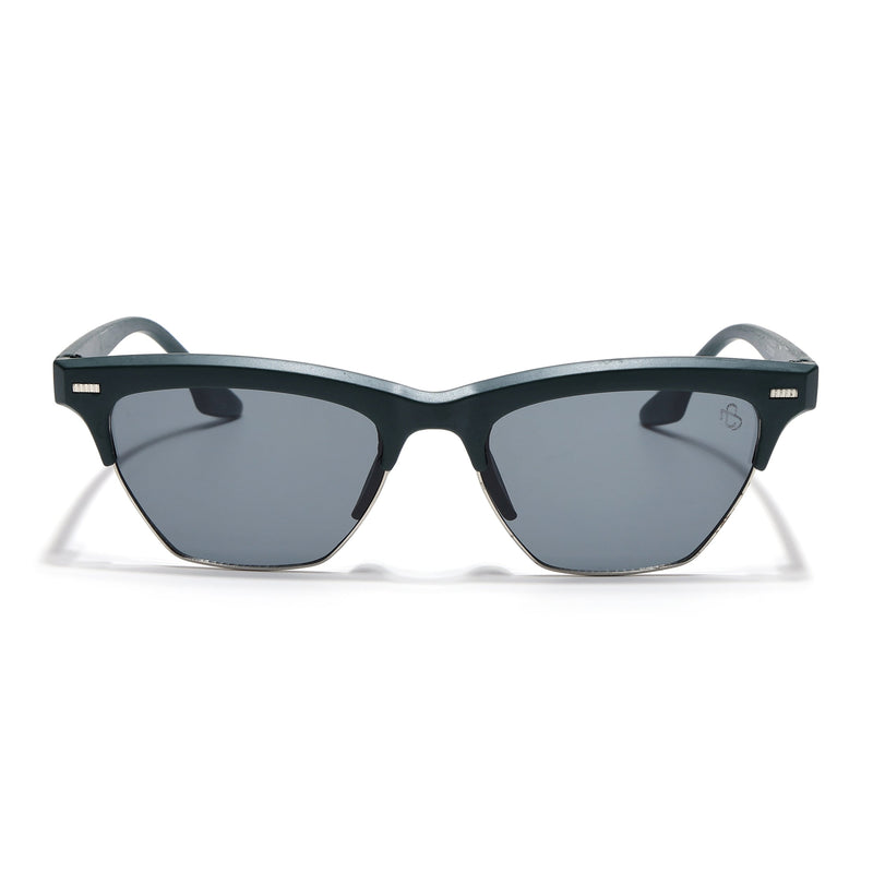 Eyejack Sea Green Half Rim Sunglasses for Women (2829CL1213)