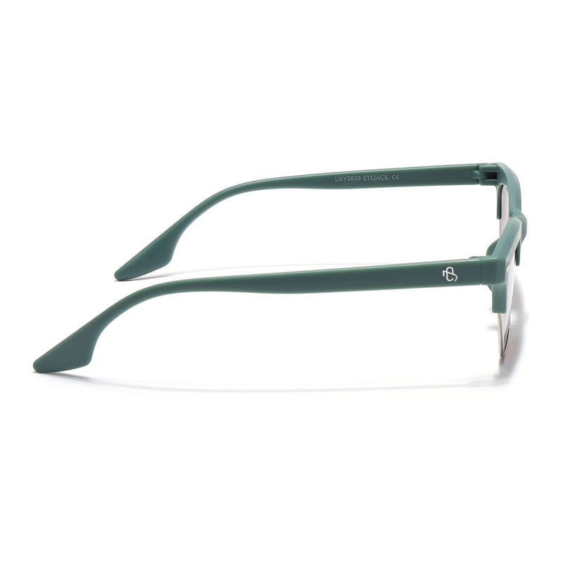 Eyejack Olive Half Rim Sunglasses for Women (2829CL1214)