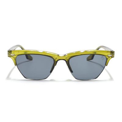 Eyejack Green Half Rim Sunglasses for Women (2829CL1215)