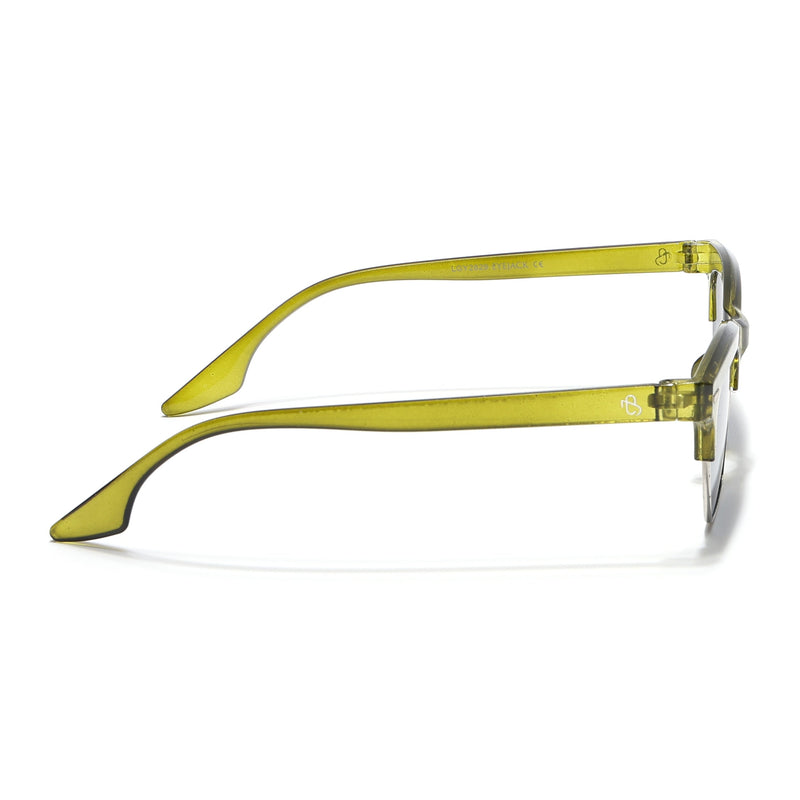Eyejack Green Half Rim Sunglasses for Women (2829CL1215)