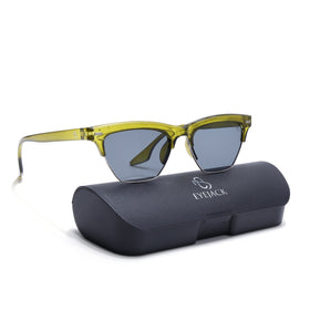 Eyejack Green Half Rim Sunglasses for Women (2829CL1215)